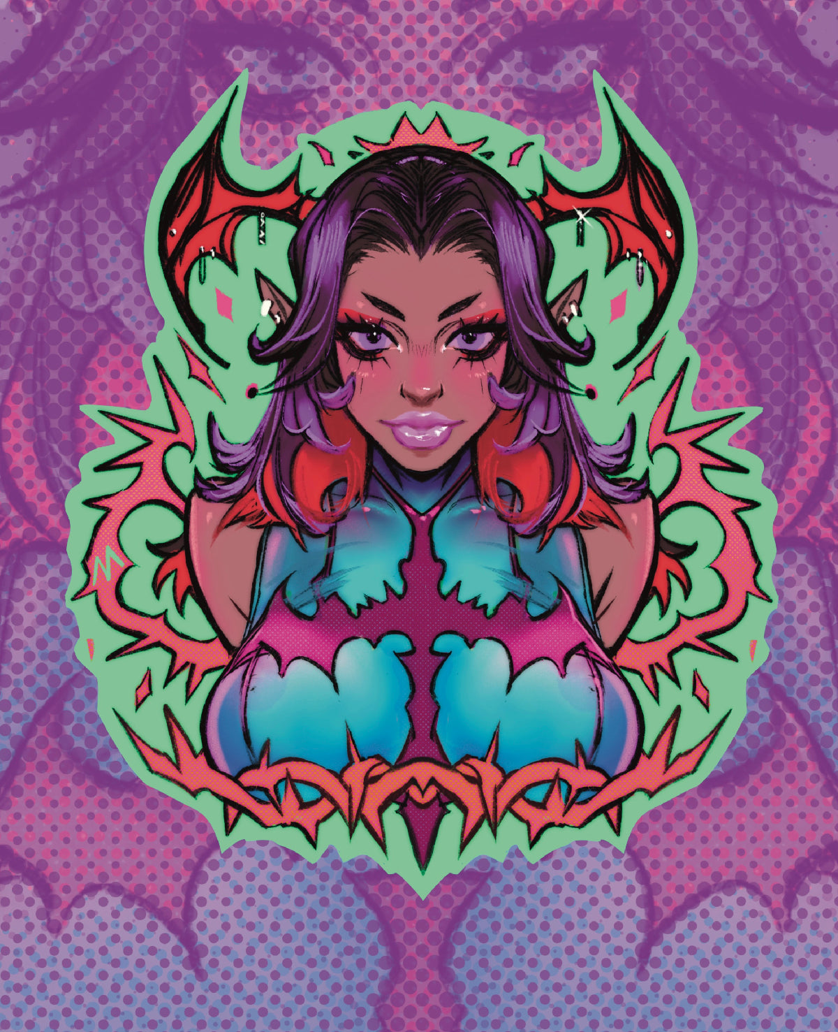 PRICKLY VIOLET || STICKER ||