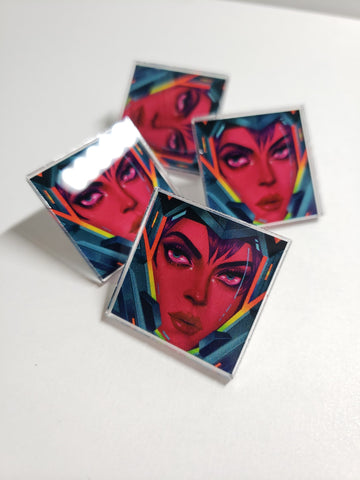 Space Babe Pins