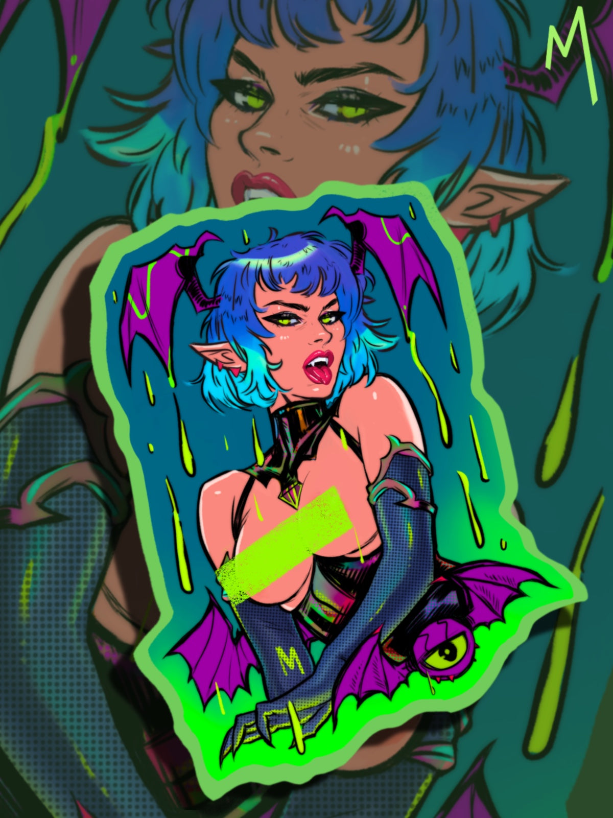 Poison Drip! || Holo Sticker