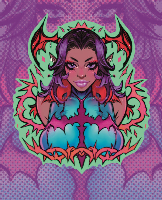 PRICKLY VIOLET || STICKER ||