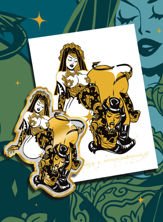 ✨Yin & Yang 3 SET ✨|| Sticker & Print ||