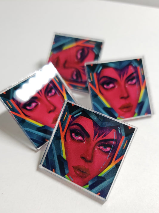 Space Babe Pins